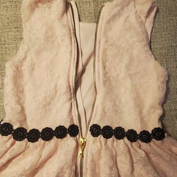 Kate Spade New York Girls' Floral Mesh Dress - Picture 4 of 7